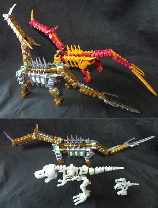 ほねほねザウルス/スペシャルブラックバージョンほねほねハンター ほね