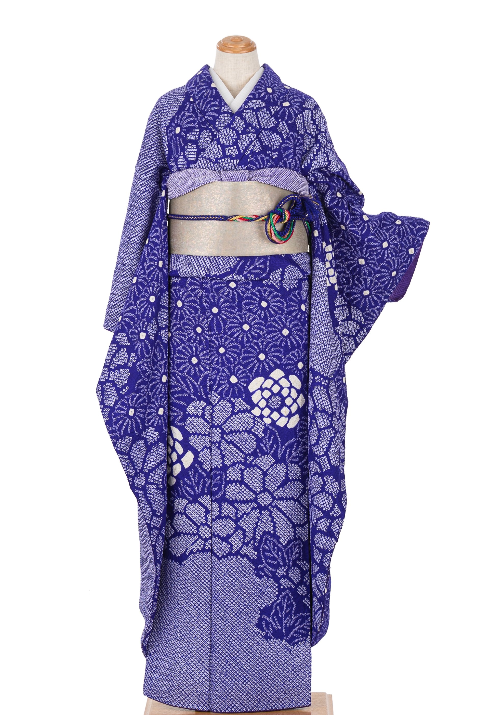 振袖 総絞り 菊花尽くし - からん::アンティーク着物・リサイクル着物