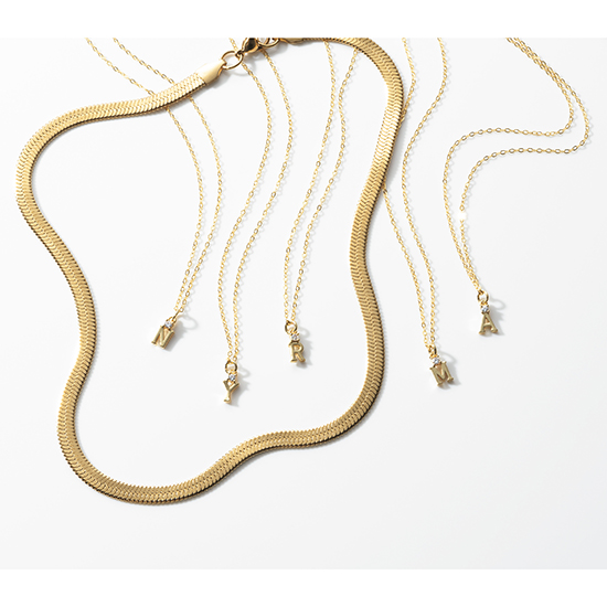 VICENDA]スネーク&イニシャル開運ネックレスセット | KOBUNSHA SELECT