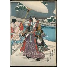 二代歌川国貞による浮世絵「-」