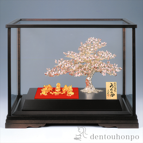 伝統工芸士 斉藤本晴作 インド翡翠 『宝船 』彫刻置物 伝統工芸士 斉藤