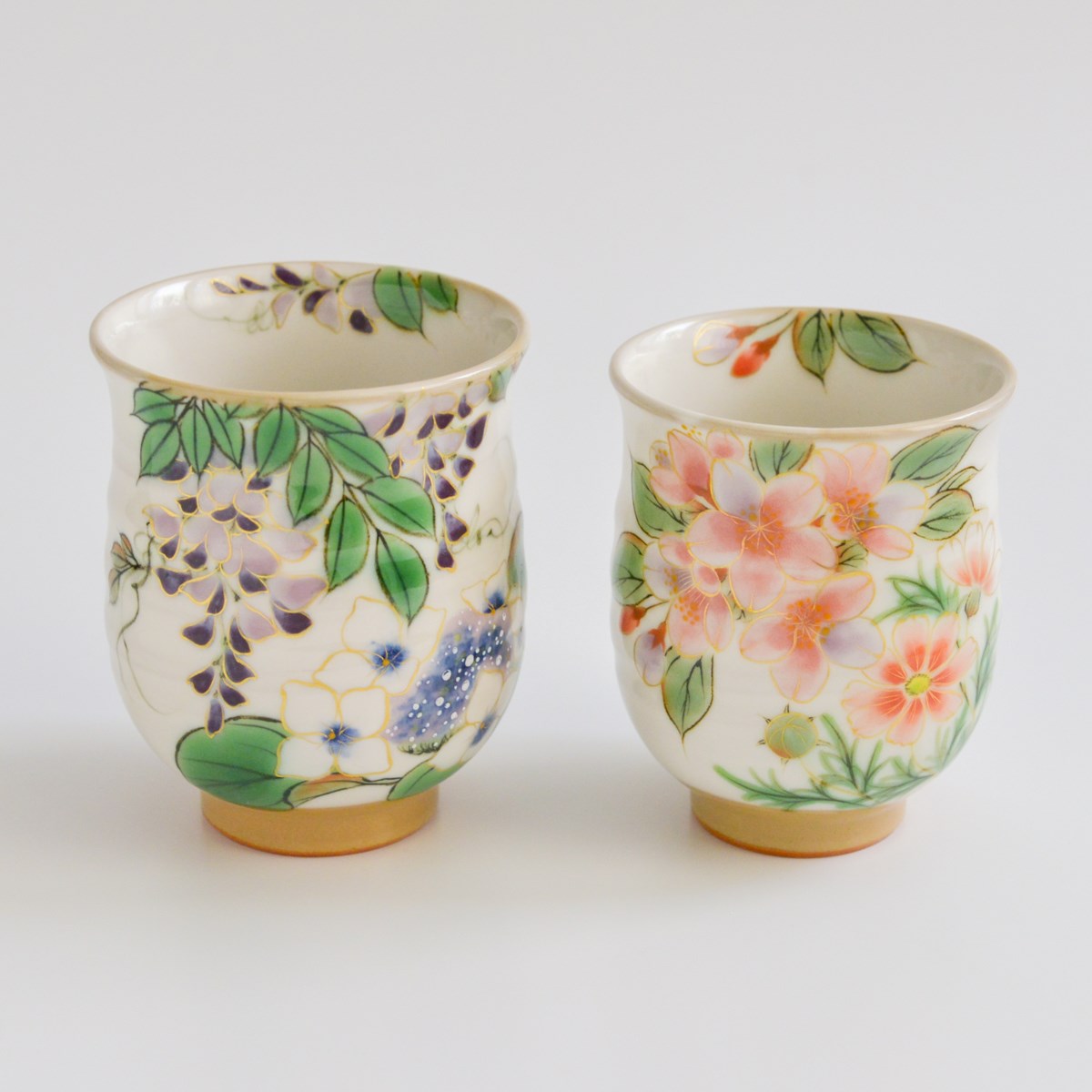 送料無料】 組湯呑 花移ろい ペア / 湯呑み 湯のみ セット 湯飲み