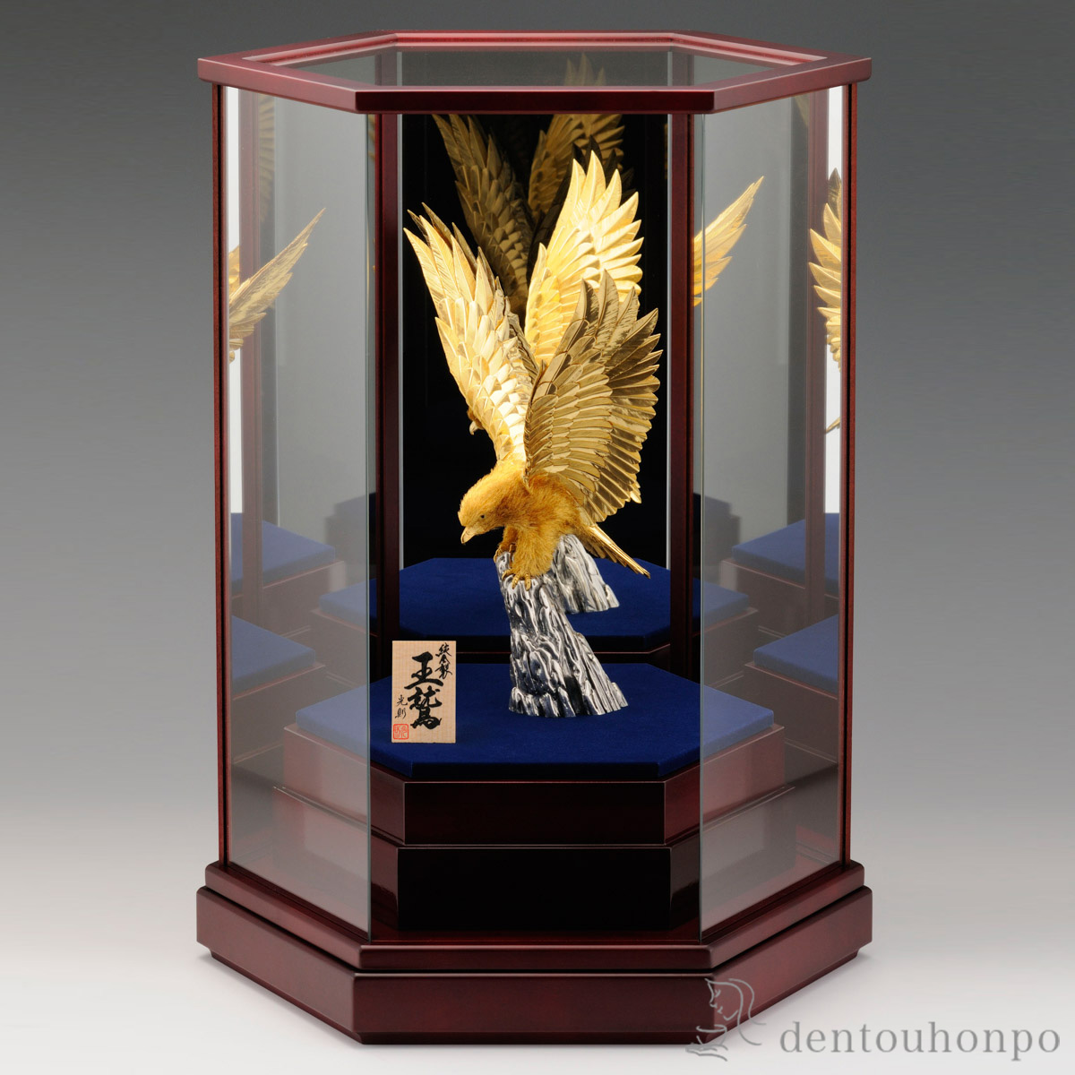 送料無料】 純金 王鷲 B 360g / 高級 コレクション 美術品 工芸品 伝統