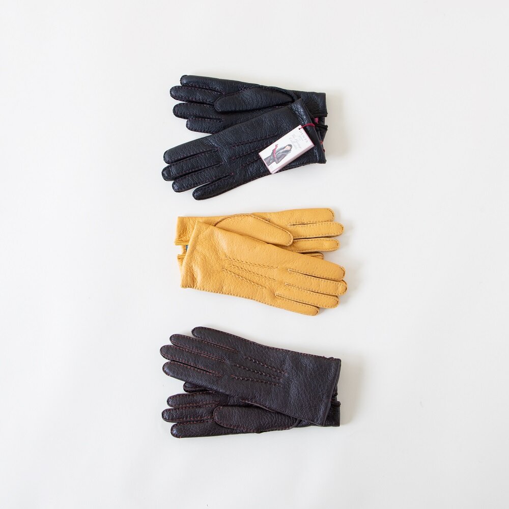 h*u様 restelli レステリ ペッカリーグローブ カシミアライニング h*u