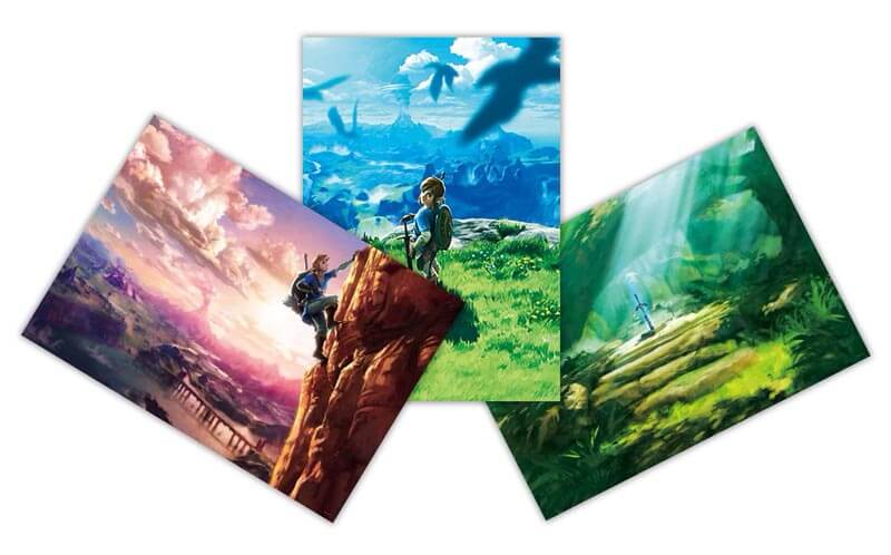 ゼルダの伝説ポスター3種+クラブニンテンドーカレンダー2種 ゲームの