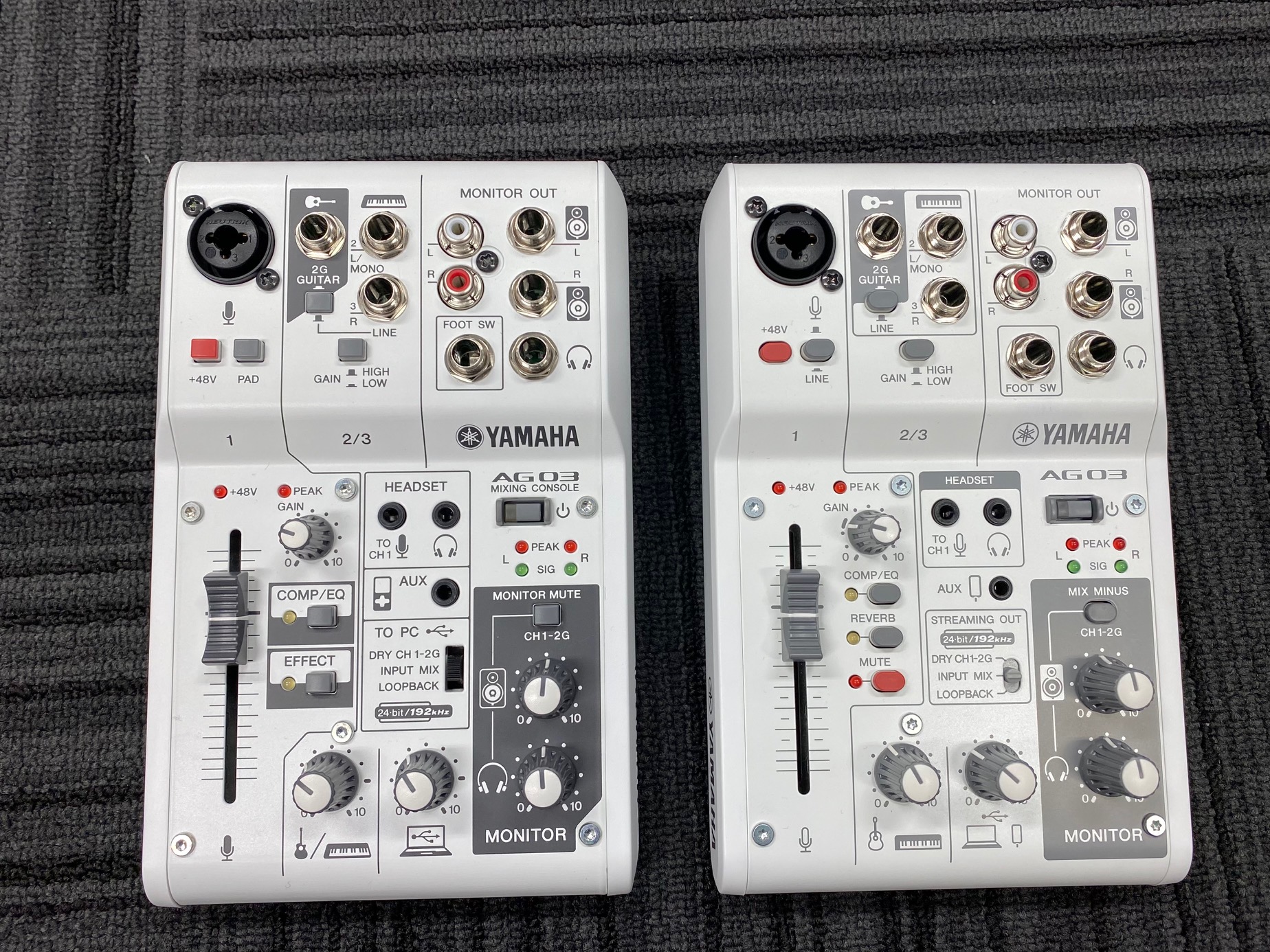 YAMAHA AG03 MK2 オーディオミキサー 下倉楽器ウェブショップ / AG03MK2 WH