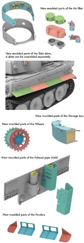 1/35 タイガーI 重戦車 極初期型 1943年前期 北アフリカ戦線