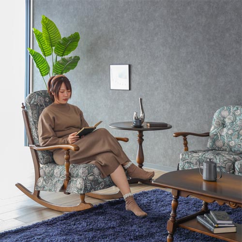 飛騨家具 HIDA 飛騨産業 穂高 ロッキングチェア No.6 国産家具 無垢