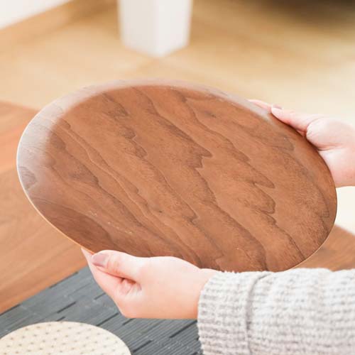 箱根寄木細工 露木木工所 tsuyuki 丸盆 国産クラフト 木製 トレー