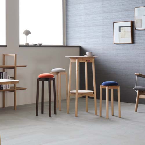 無垢スツール | 旭川・飛騨・府中などが作る国産家具 | MUKU工房