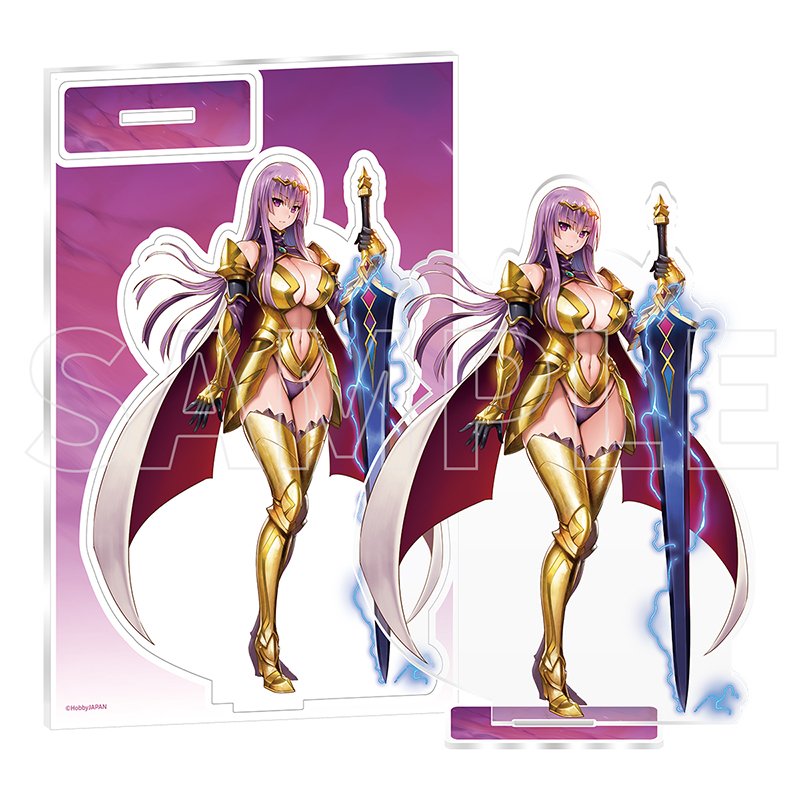 クイーンズブレイド コラボカフェ アクリルスタンド 雷雲の将