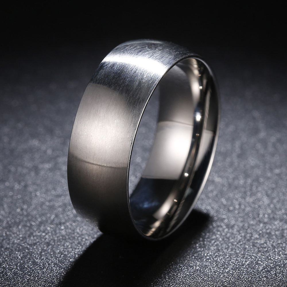 The Seiya | Silver Titanium Men's Wedding Bands - Gentlebands