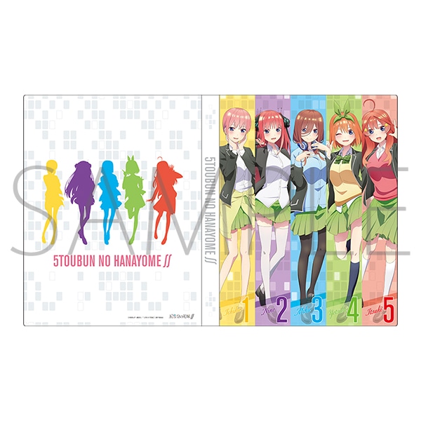 五等分の花嫁 クリアファイルセット 収納バインダー付き 五等分の花嫁