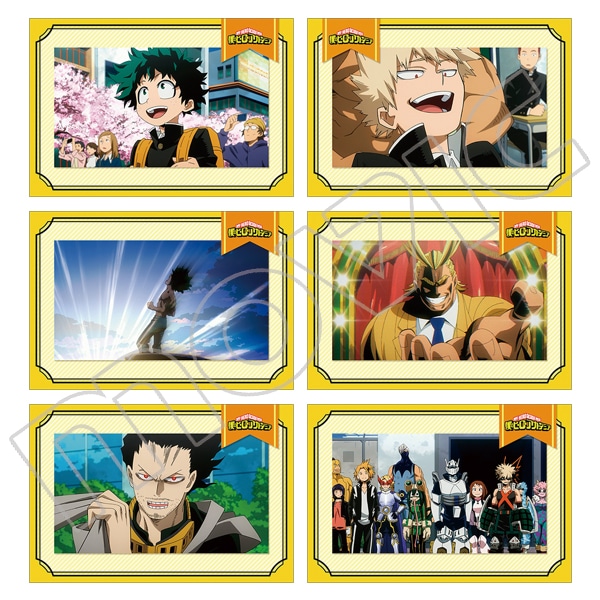 僕のヒーローアカデミア メモリアルポストカードセット 1期: キャラ
