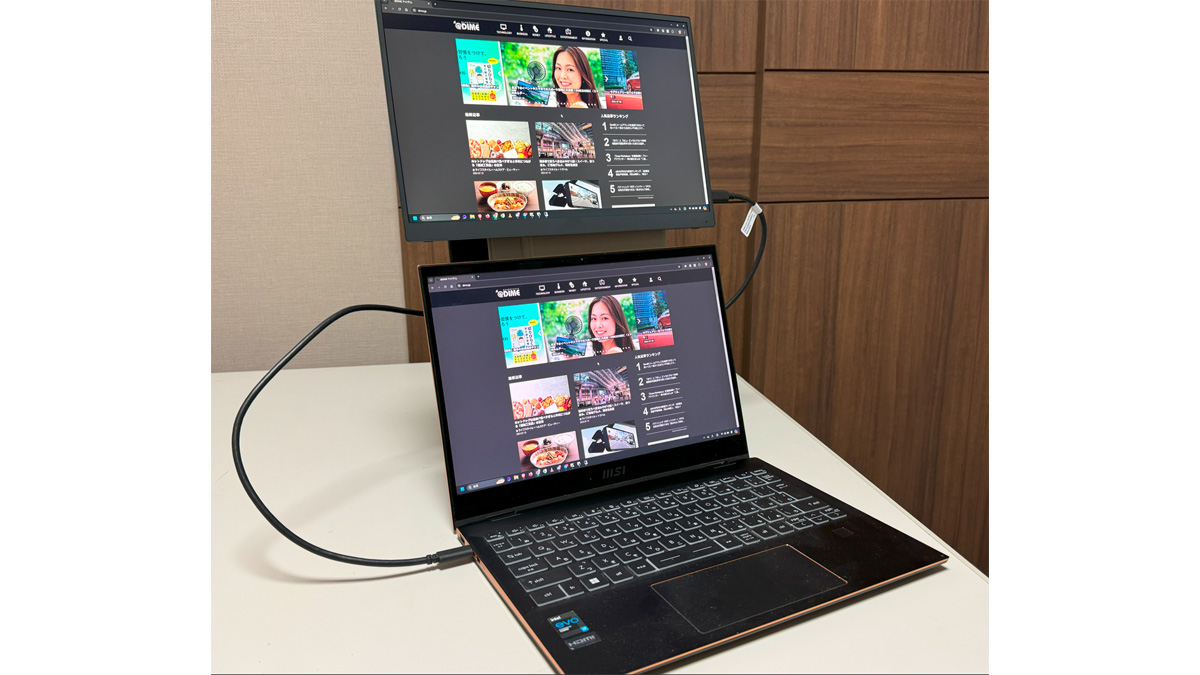 世界最軽量のモバイルディスプレイ「VAIO Vision＋ 14」使い倒し