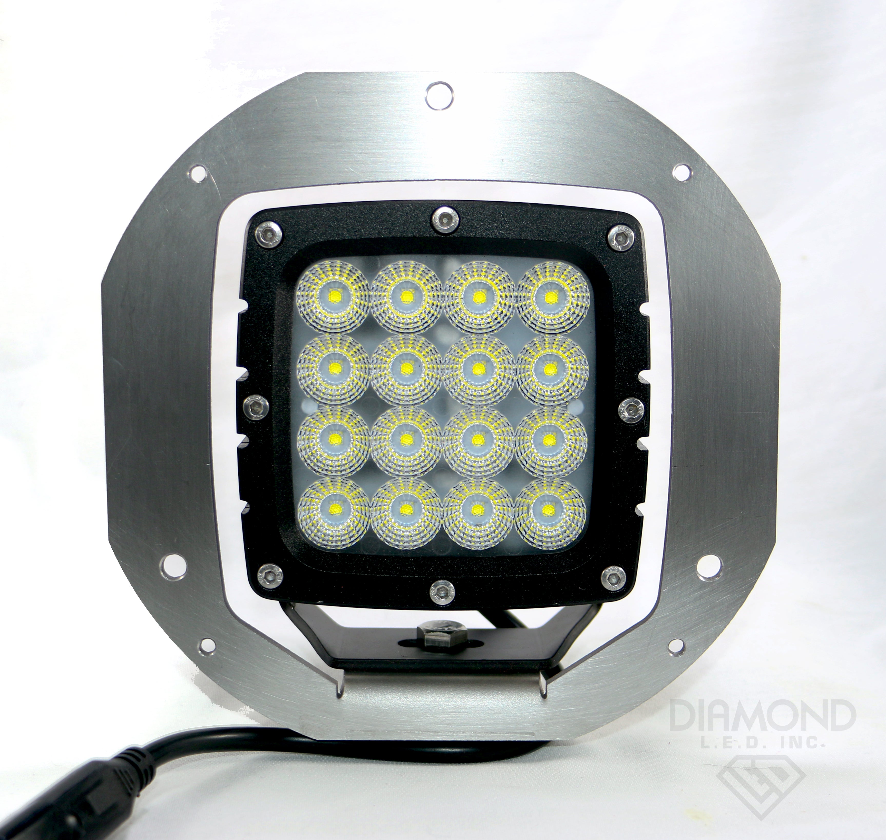 KOMATSU HEAVY HAULER HEADLIGHTS AND BRACKET | Diamond LED Inc.