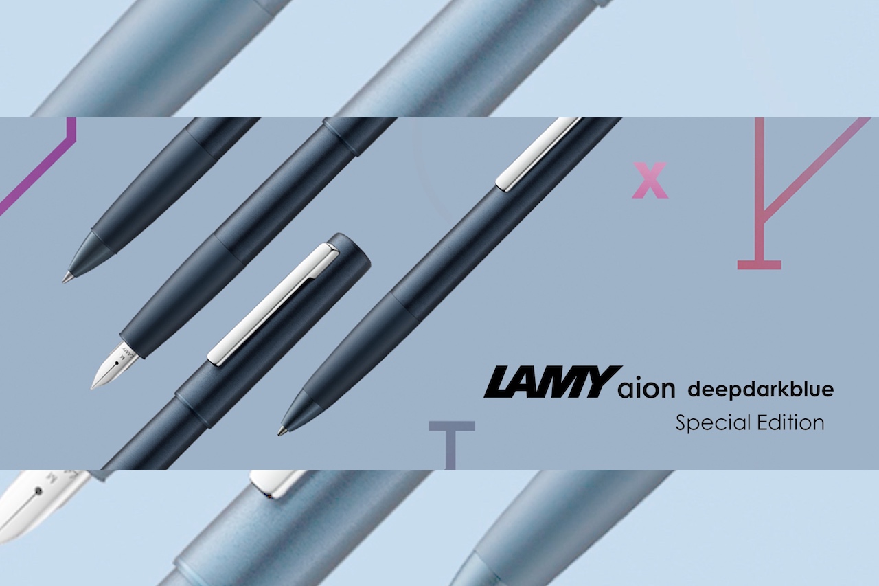 LAMYの人気モデルに新色が登場。「ラミー アイオン ディープダーク