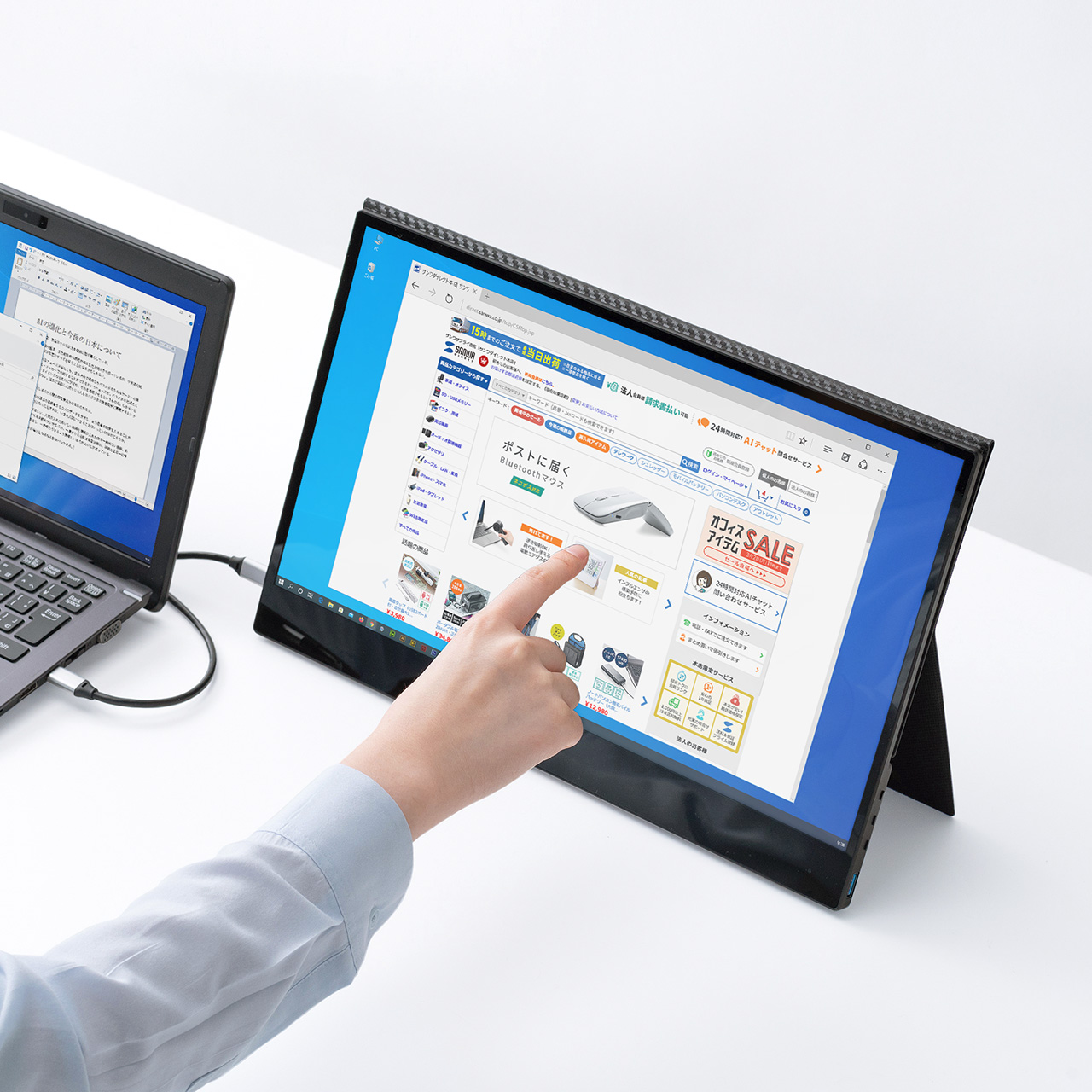 タッチパネル操作OK❣遅延なく高感度でストレスフリー♪❤4Kモバイル