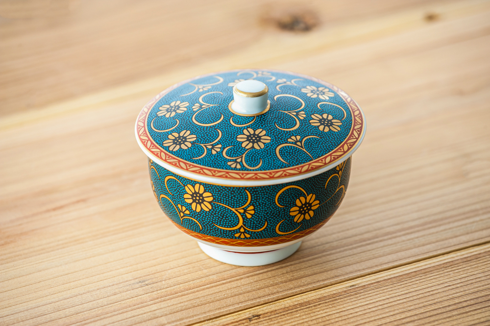 九谷焼 骨董 蓋付き椀 九谷焼 骨董 蓋付き椀 九谷造 蓋付き椀 20客 汁