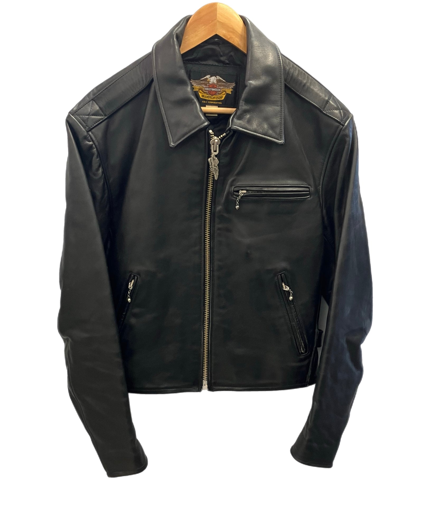 レザー シングル ライダース ハーレーダビッドソン Mサイズ 中古