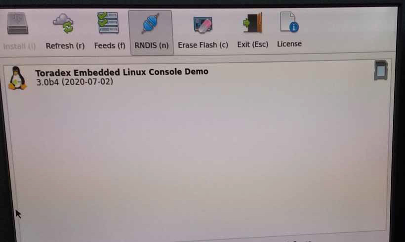 Toradex Easy Installer 使用マニュアル