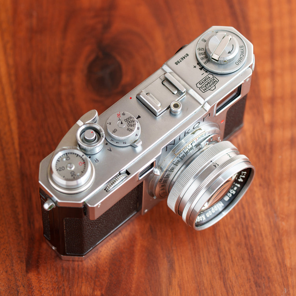 美品☆Nikon ニコン S2（後期型）＆NIKKOR-S.C 5cm F1.4 Nikon S2