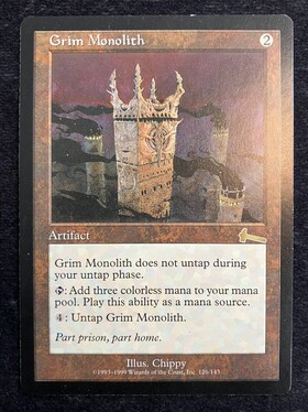 厳かなモノリスGrim Monolith マジック：ザ・ギャザリング
