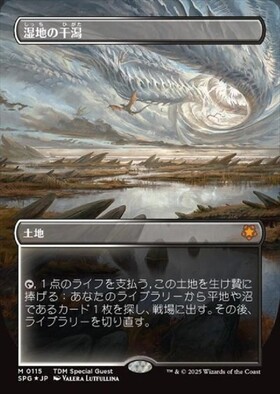MTG 湿地の干潟 旧枠 foil 画像2.3を2枚 MTG 湿地の干潟 旧枠 foil