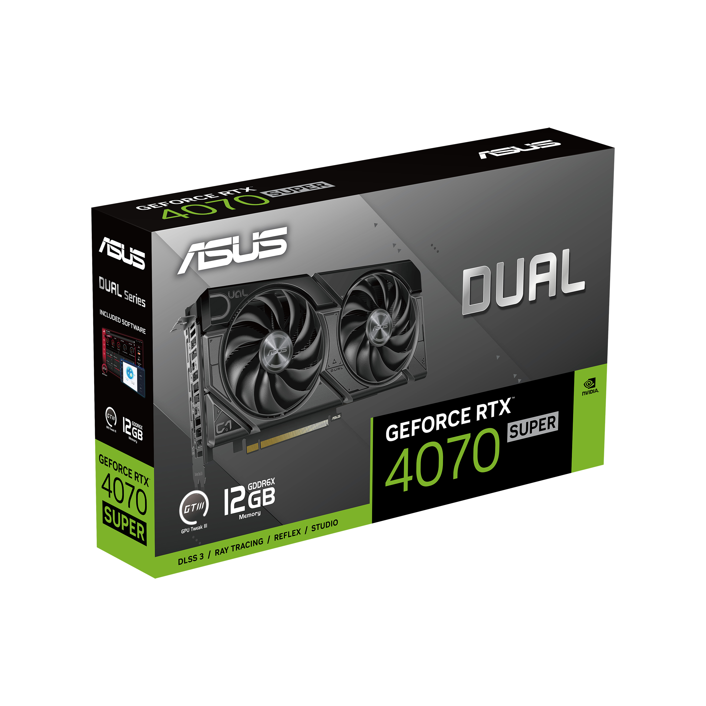 ASUS Dual GeForce RTX™ 4070 SUPER EVO 12GB GDDR6X