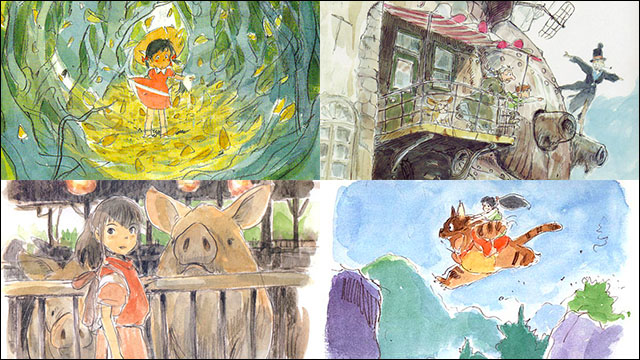 宮崎駿が描いたジブリ映画作品のコンセプト・スケッチいろいろ - DNA