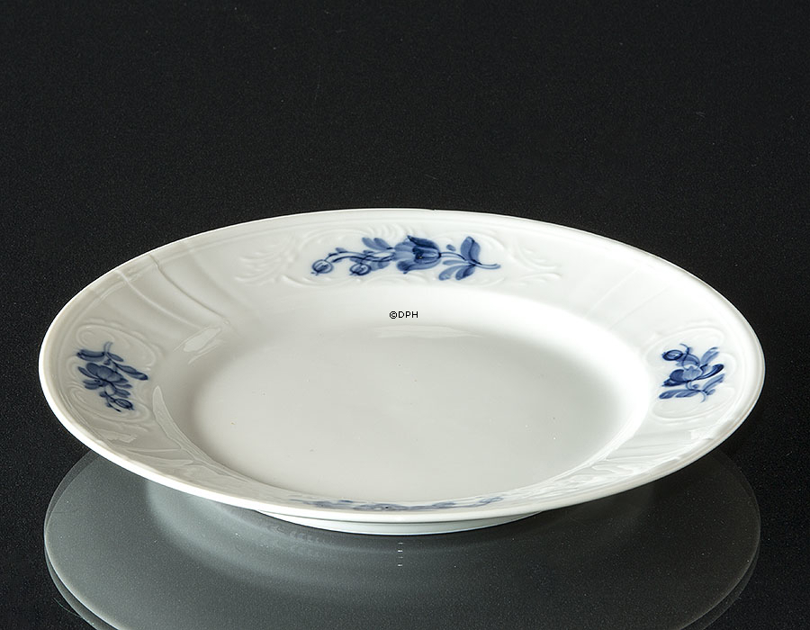 Juliane Marie Blue Flower flat lunch plate, Royal Copenhagen | No