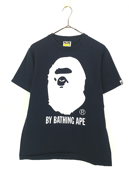 古着 90s A BATHING APE 初期 エイプ 大猿 100% コットン Tシャツ S