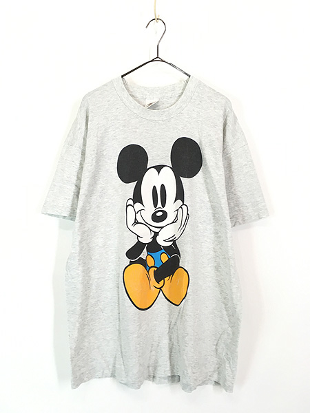 Disney vintage 工場 ヴィンテージ T お座り ミッキー 90s 美品 Disney