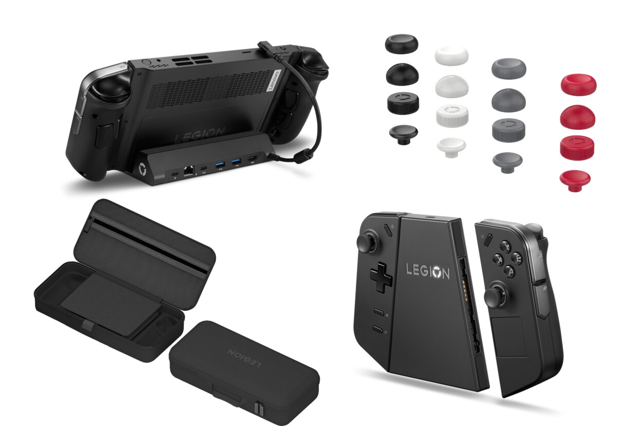 Lenovo、携帯ゲームPC「Legion Go」向けアクセサリーを多数発表