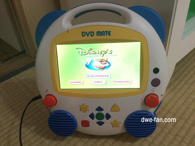 WORLD FAMILY BRMATE DWE DVDプレイヤー ミッキー型 DWE DVDプレイヤー