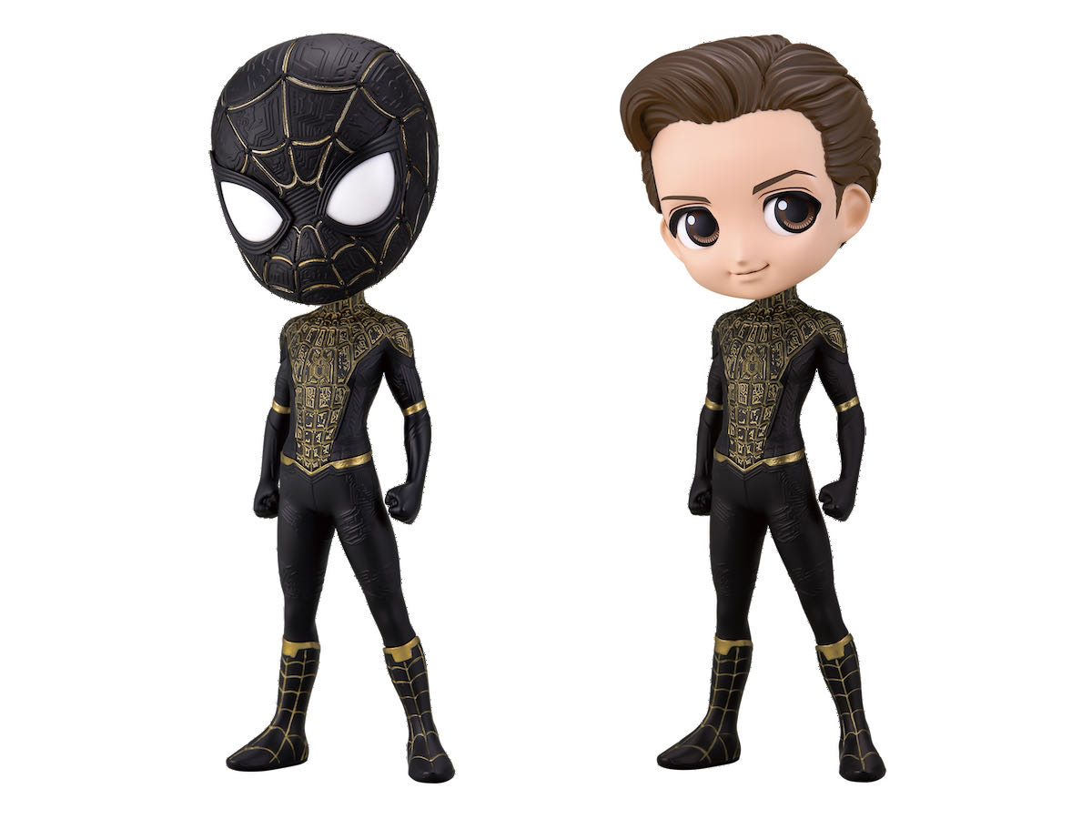 黒とゴールドのスーツをまとったスパイダーマン！バンプレスト「Q
