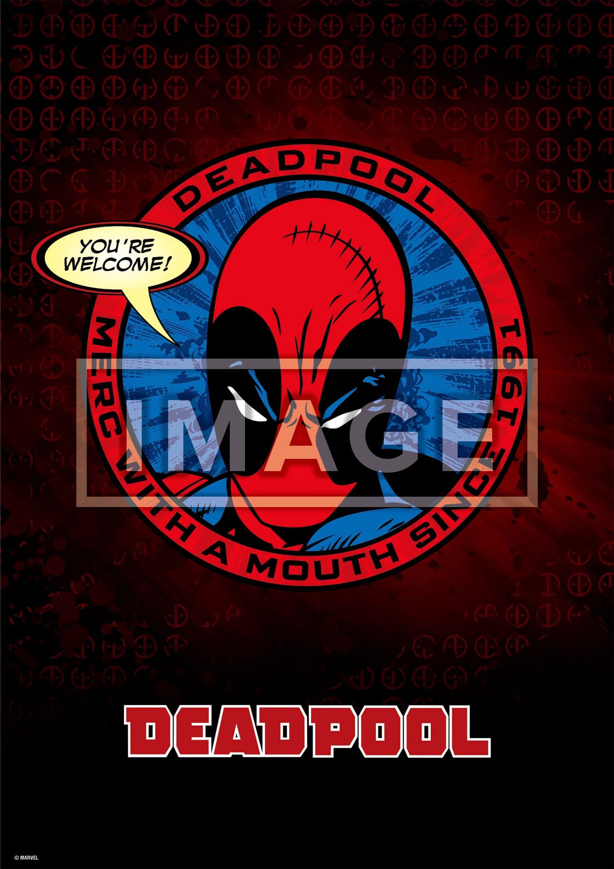超美品レア】デッドプール30周年記念ポスター デッドプール』ポスター