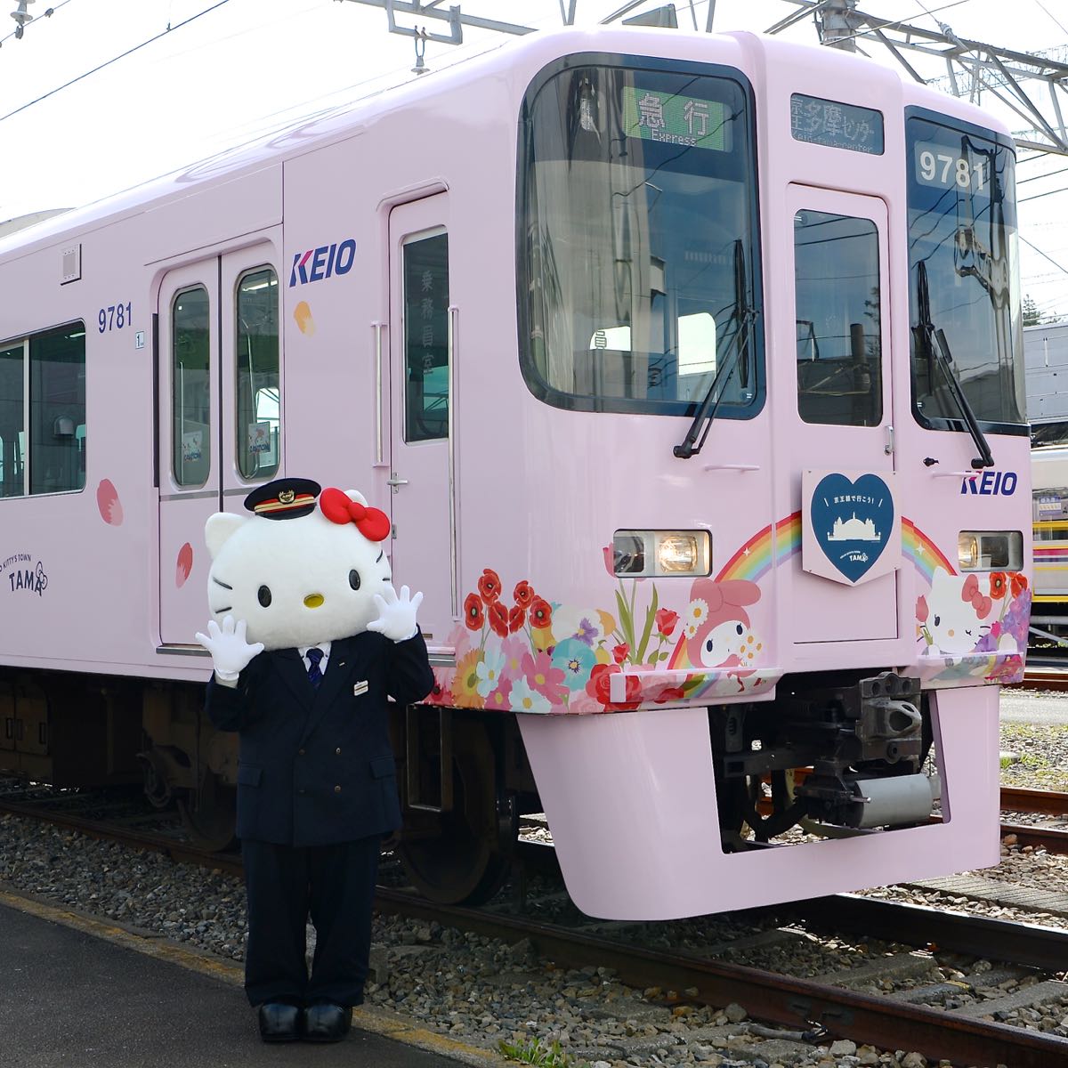 ハローキティやマイメロディなど人気キャラのデザイン！京王電鉄
