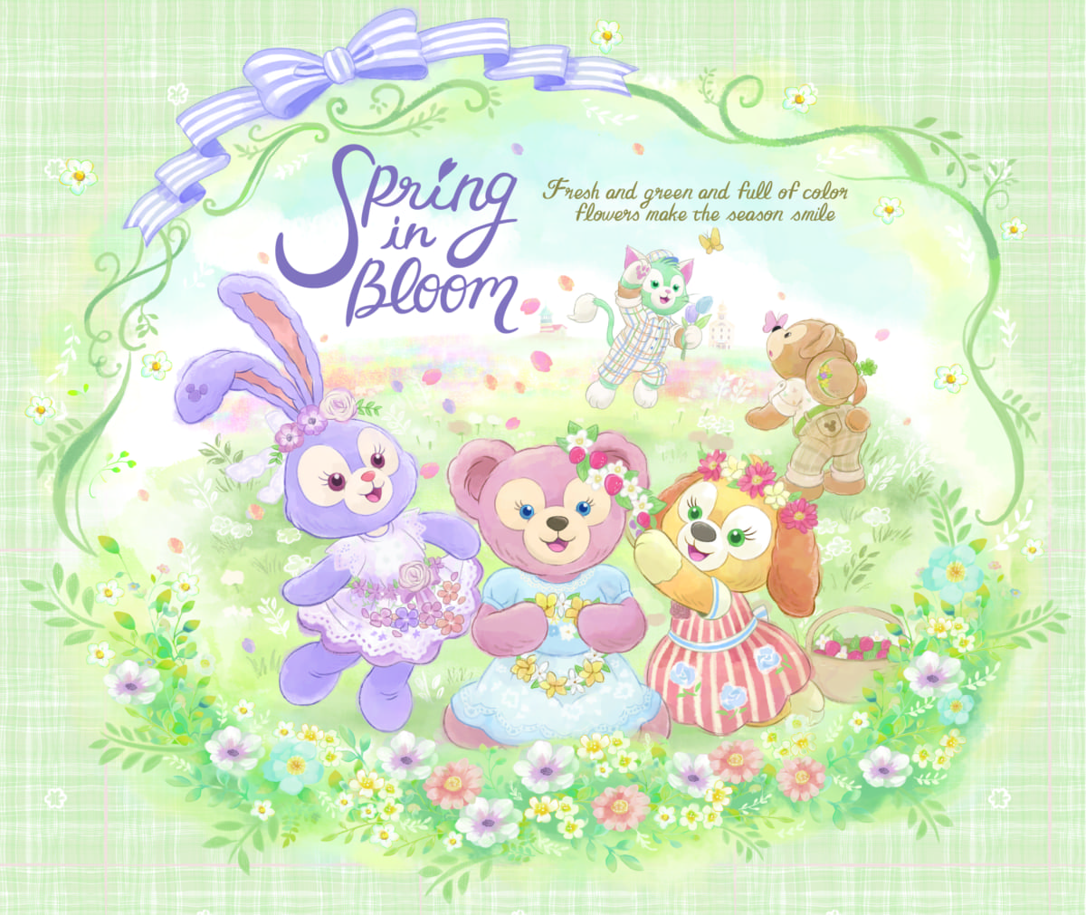 希少︎スプリングインブルームコスチューム4点まとめ売り台紙付き