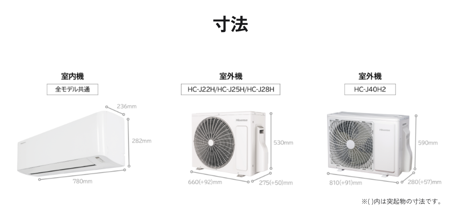 住設モデル スタンダードエアコン 14畳用 単相200V 室内電源 HA-J40H2