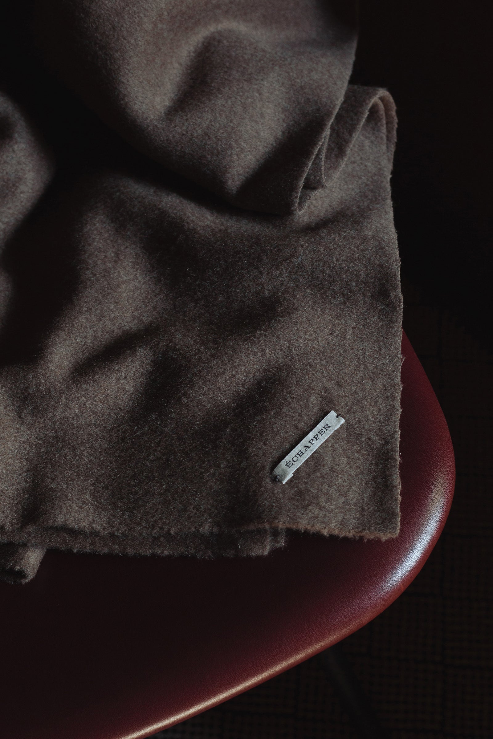 Raw brown cashmere blanket – ÉCHAPPER | エシャペ