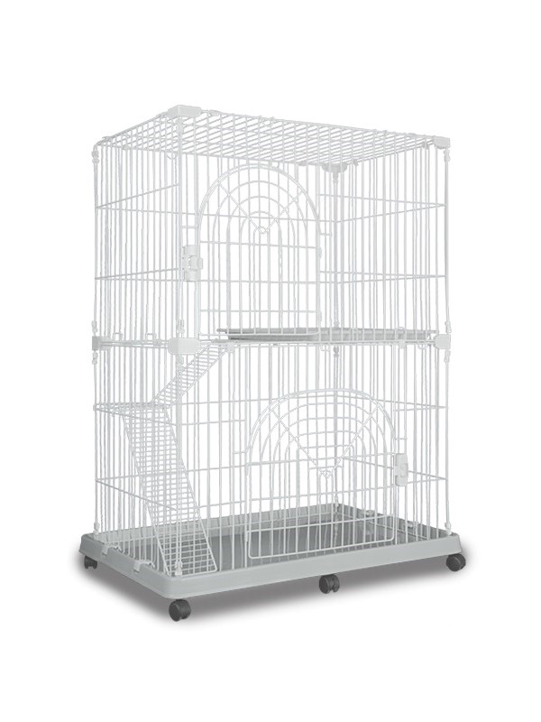 キャットケージ✨2段✨グレー✨