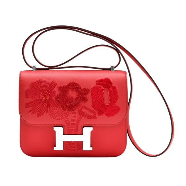 タグ付き HERMES エルメス 巾着袋 保存袋 46×27 コンスタンスミニ タグ