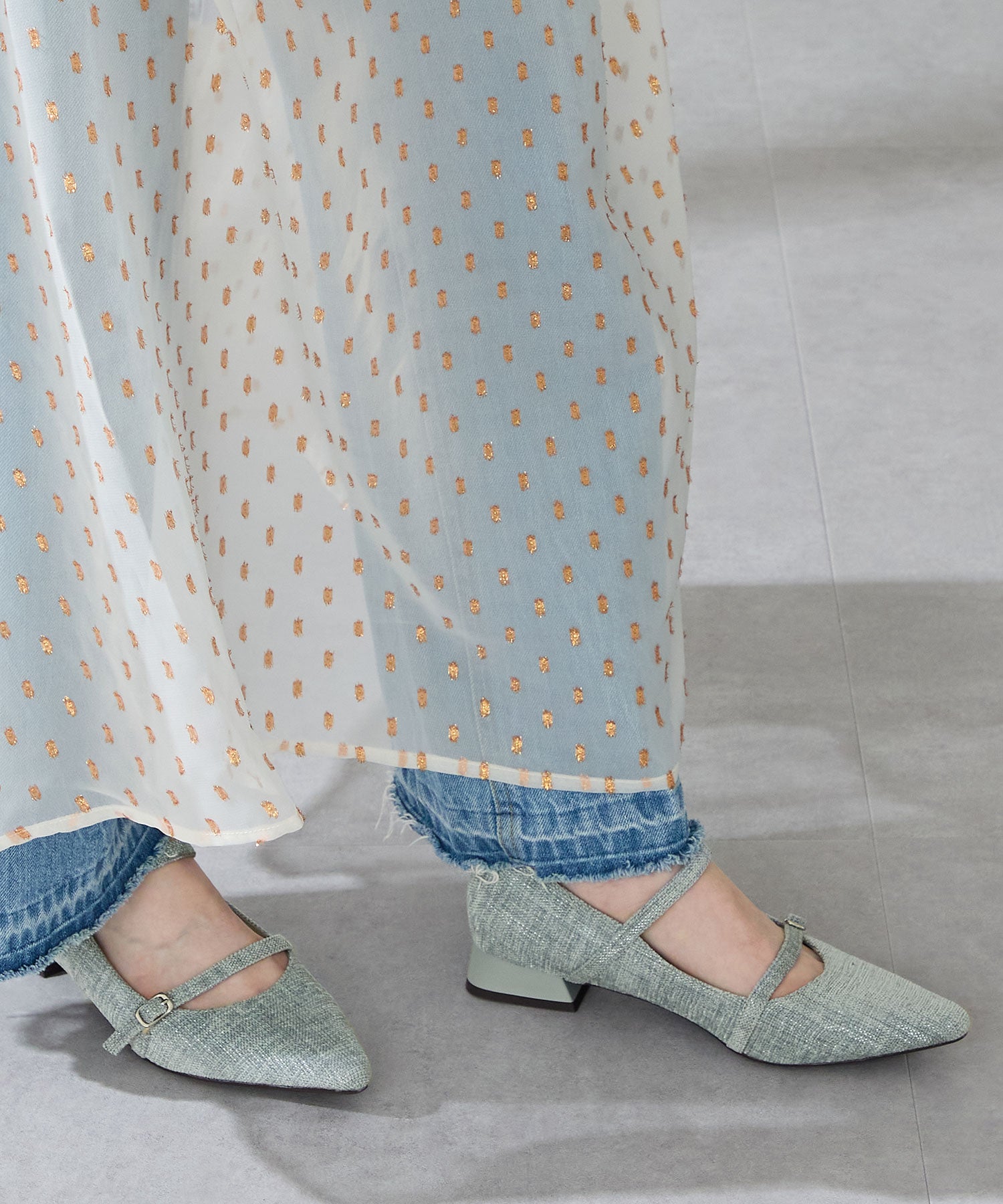 ポインテッドトゥダブルストラップパンプス/51306 – ORIENTALTRAFFIC