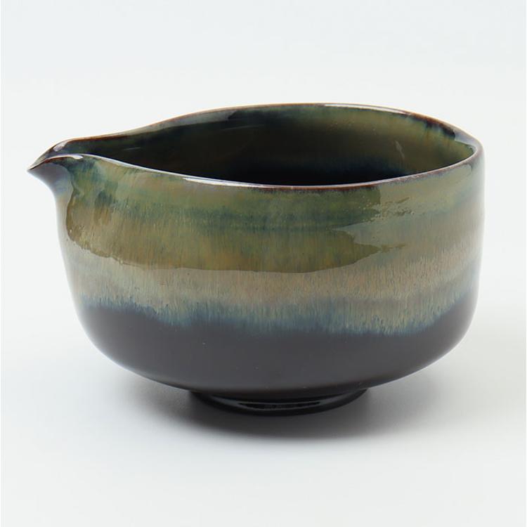 藍花 茶碗 通販 片口 抹茶碗 抹茶茶碗 手づくり片口抹茶碗 抹茶 お茶