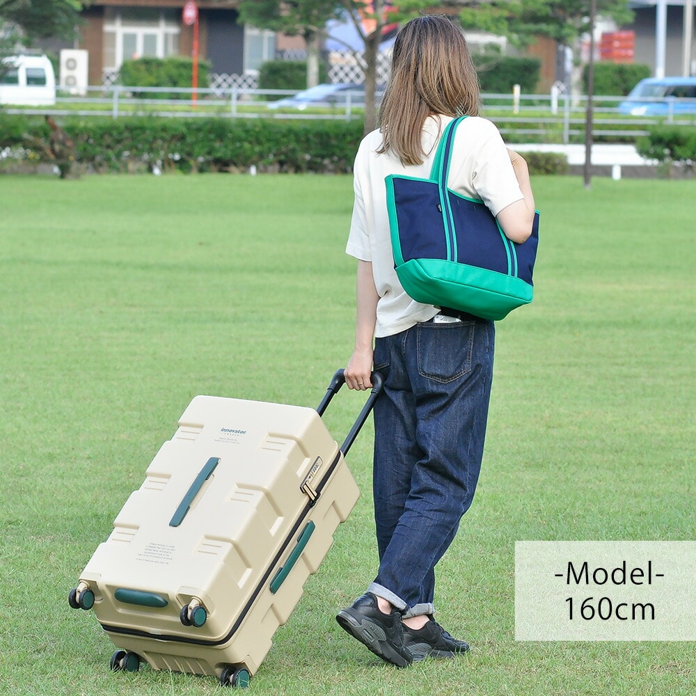 イノベーター innovator スーツケース 75L iw66 1.ブラック 10 メンズ