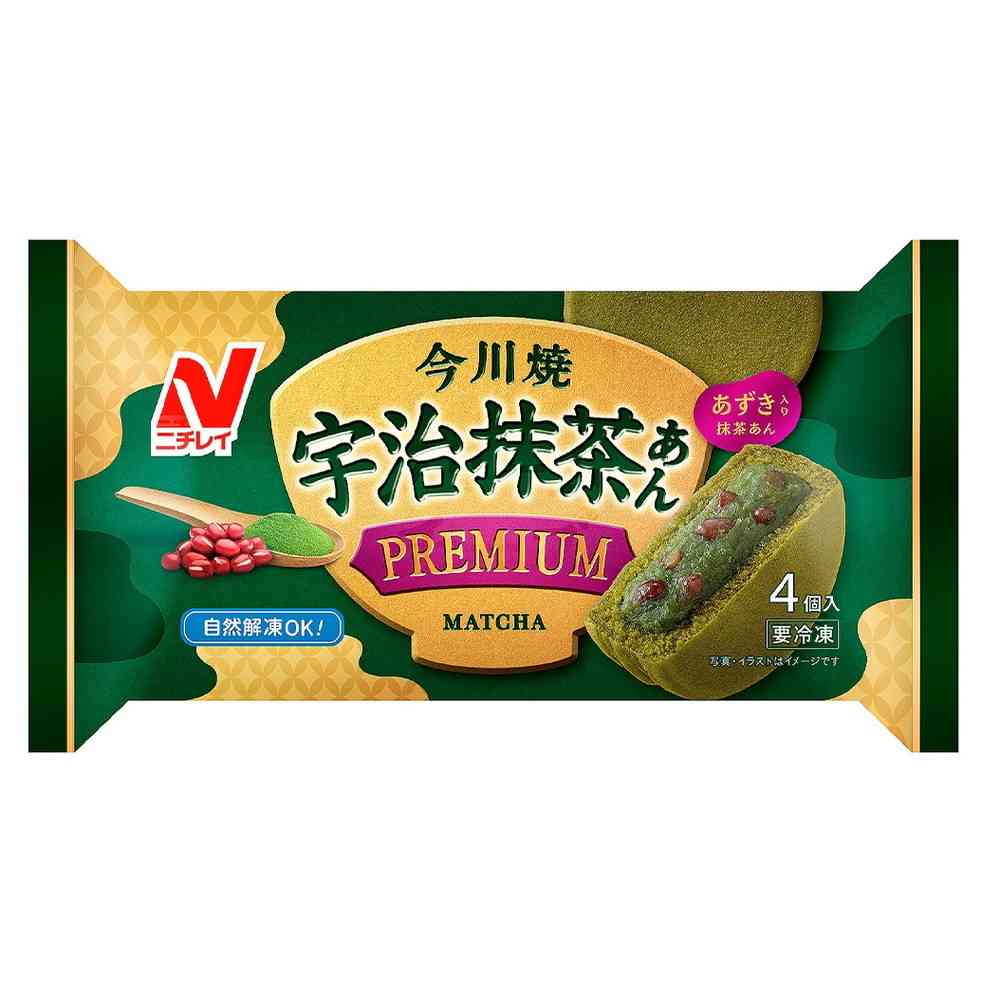 ◇ニチレイ 今川焼（宇治抹茶あん プレミアム）4個入×12袋[直送品