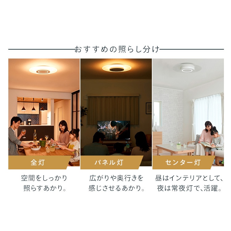 LEDシーリングライト パネルライト 12畳 CEA-A12DLP