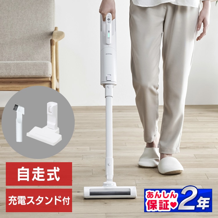 ✨65000Pa 掃除機 コードレス 収納充電スタント付き 軽量 ホワイト d