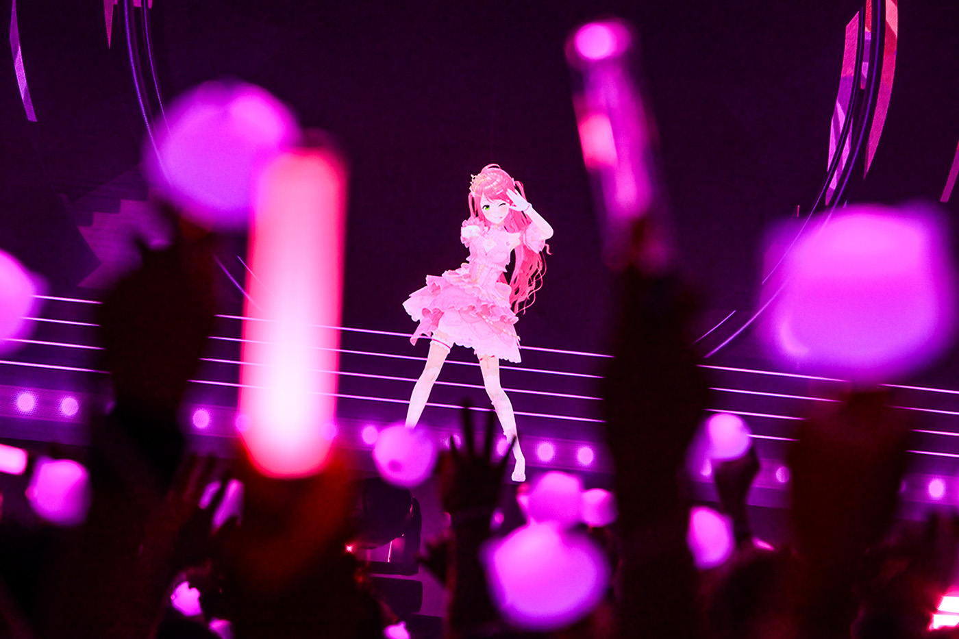 女性VTuberグループ「ホロライブ」さくらみこ1st Live“flower